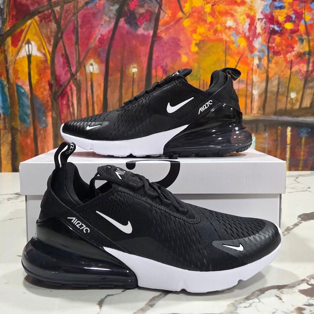Nike W Air Max 270 Black White Size 10 Women's/8.5 Men's AH6789-001